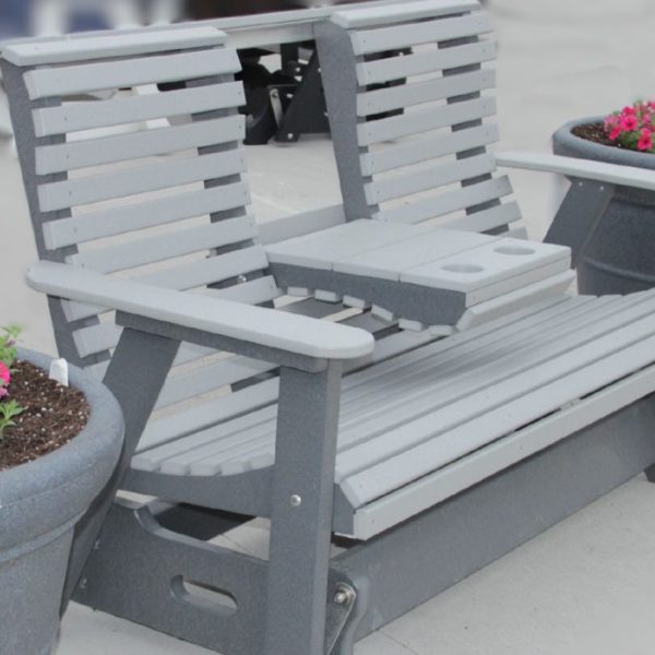 KalonaPoly-Chairs-Benches 5' Rollback Glider & Console